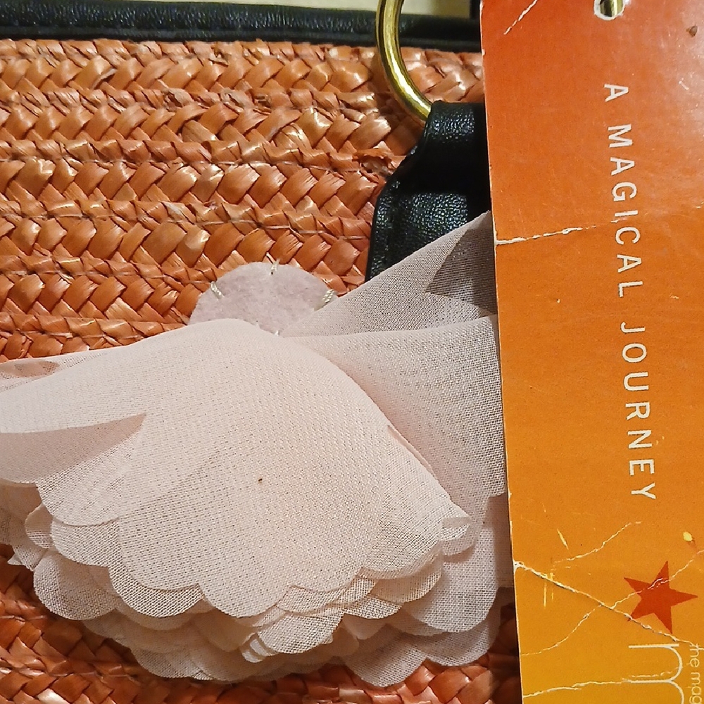 Betsey Johnson Orange Floral Tote Bag - Picture 6 of 11